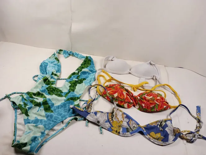 biquíni lote 7 peças moda praia feminina p e m