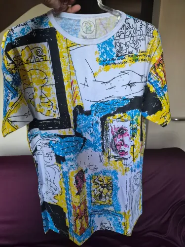 Camisa pintada à mão