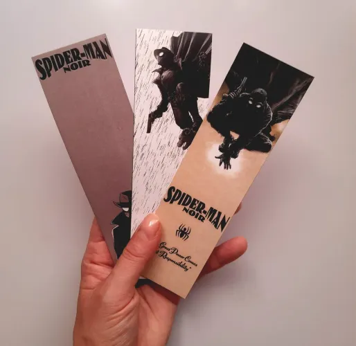 Marca Páginas "Homem-Aranha Noir"