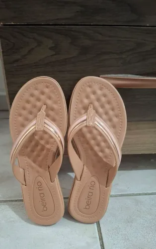 Chinelo Beira Rio Feminino N° 37 (Único Uso)