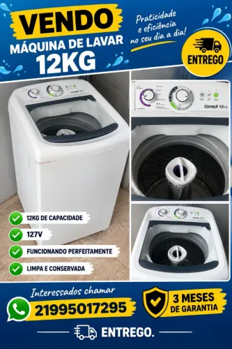 Máquina de lavar 12kg