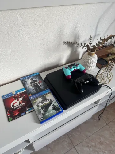 Ps4 Slim 1Tera+Jogos