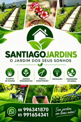 Paisagismo, jardinagem, manutenção e etc