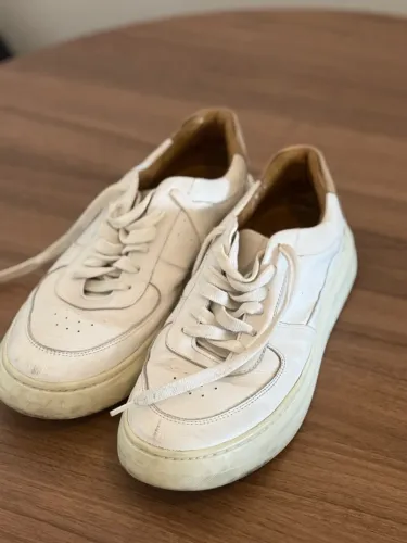 Sapato Social Couro Branco | Florest | Tamanho 41-42