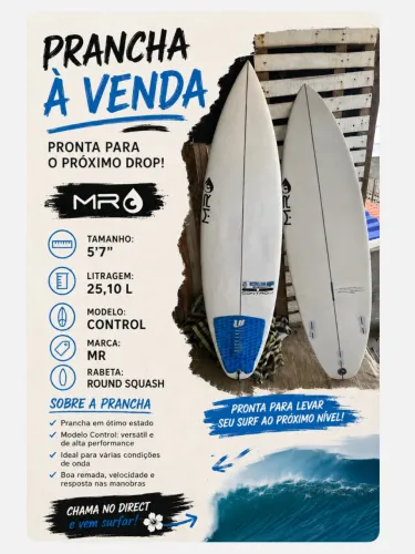 Prancha de surf profissional 