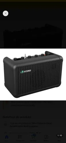 amplificador portátil Vedo Vd-15w
