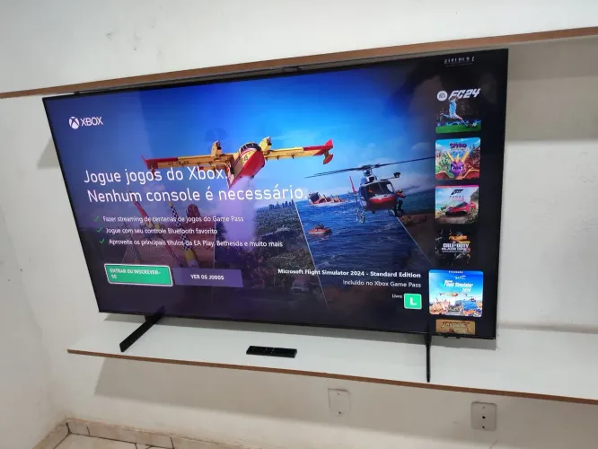 TV 50 polegadas smart com cabo controle todos apss alexa Xbox Bluetooth e d+ mais