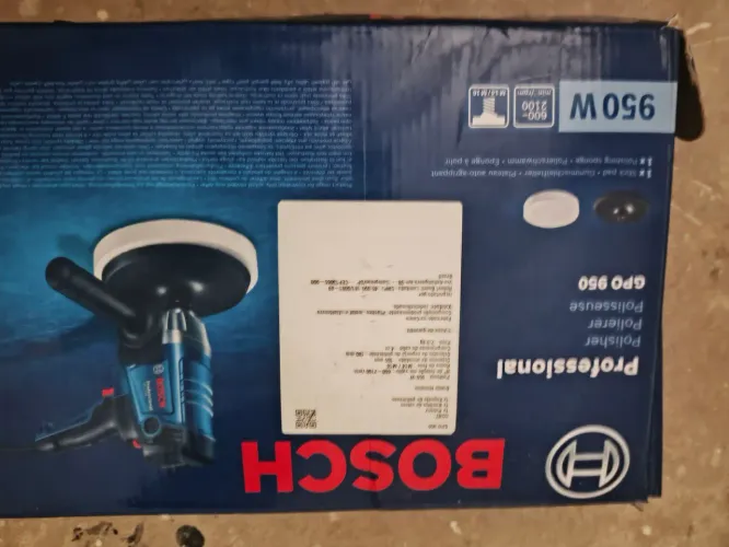 Politriz 950 w profissional , 1 mandeja de velcro 1 esponja de polimento