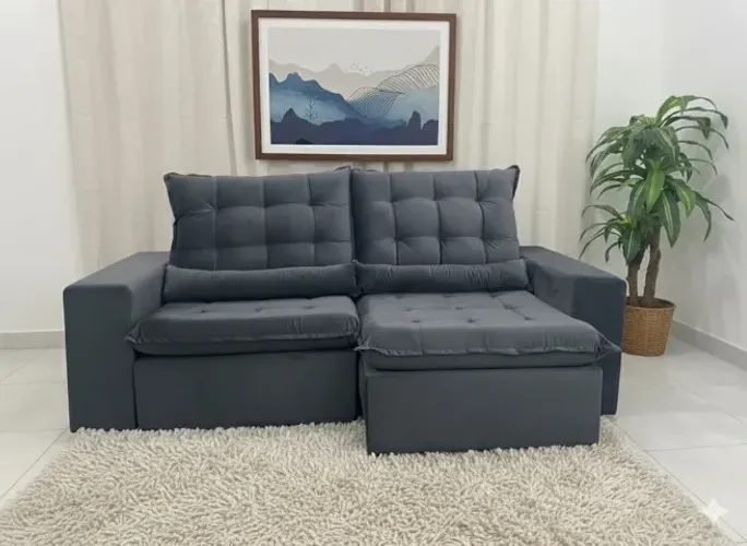 Sofá retratil e reclinavel atualle PRODUTO NOVO