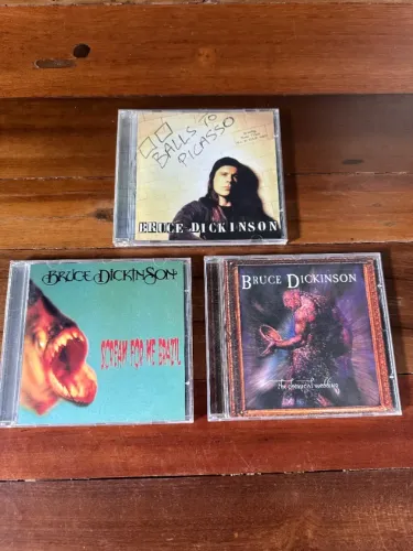 Bruce Dickinson- Lote c/ 3 CDS