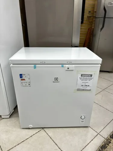 Freezer Horizontal Electrolux Cycle Defrost 198L com função Turbo Freezer Uma Porta-110v