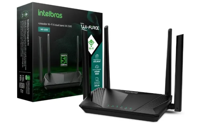 Roteador Intelbras Wi-Fi 6 W6-1500 | Dual Band