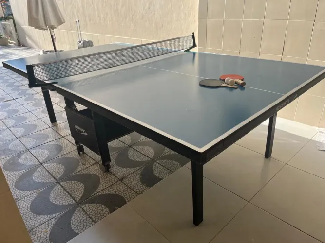Mesa de ping pong dobrável