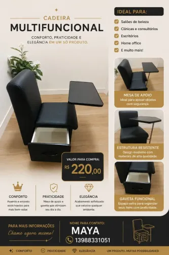 Cadeira multifuncional