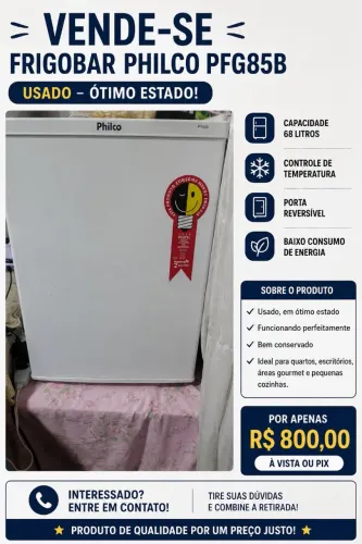 Vendo frigobar 