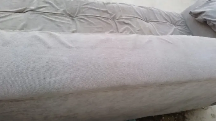 Sofá três lugares de linho dois metros . Retirar Ipanema Jaraguá 