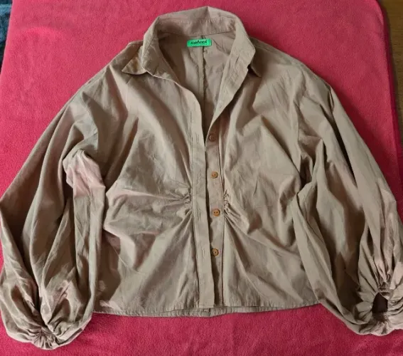 Camisa feminina Colcci manga bufante usada 1 vez