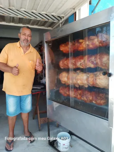 maquina de frango assado