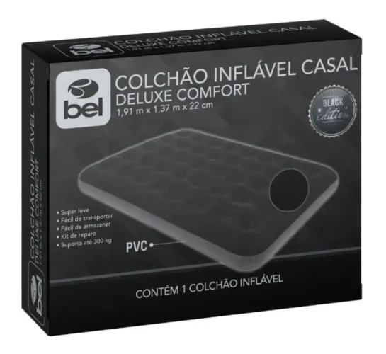 Colchão inflável casal mas bomba