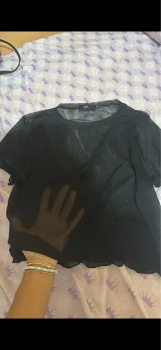 blusa de tule (ótima para looks de são joão)