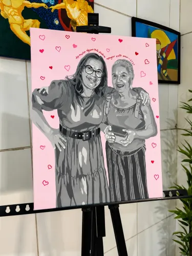 Quadros personalizados em tela