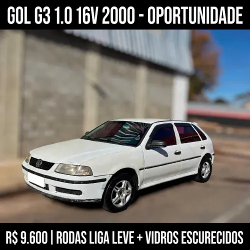 Volkswagen Gol Geração III 1.0 MI 16V Gasolina Mec. 2P 2000