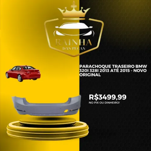 Parachoque Traseiro Bmw 320i 328i 2013 até 2015 - NOVO ORIGINAL