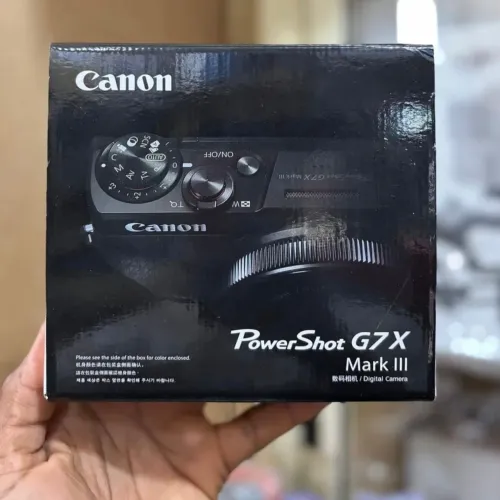 Câmera Cânon Avançada G7X Mark III Nova com Nota 