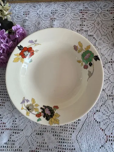 Prato fundo de refeição em faiança inglesa J&G Meakin England 24cm (tenho mais unidades)