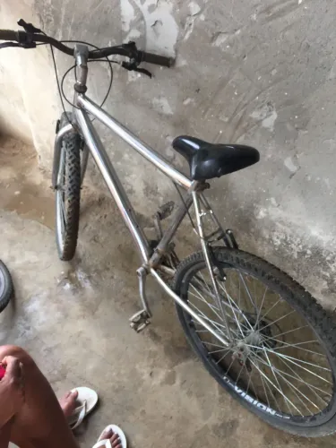 Bicicleta para Projeto (Montadinha) + Guidão de Moto - R$ 500 (Aceito Troca)