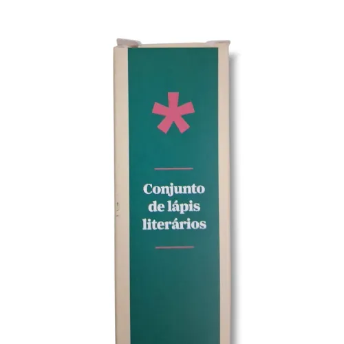 4 Lápis de Escrita - Conjunto De Lápis Literários - TAG Livros