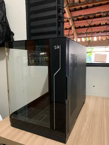 Gabinete Gamer Redragon Wideload Extreme Rgb Vidro Curvado Cor Preto