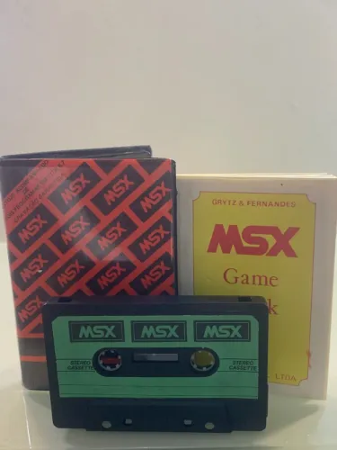 Fita Cassete MSX Original - Xadrez + Polar Star - Com Estojo e Manual Grytz & Fernandes