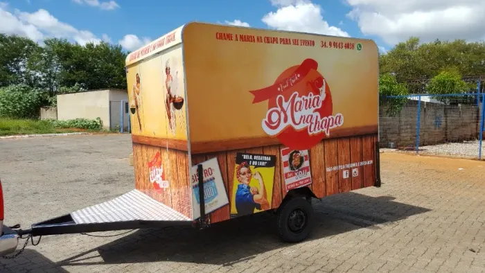 Trailer porções sanduiches food