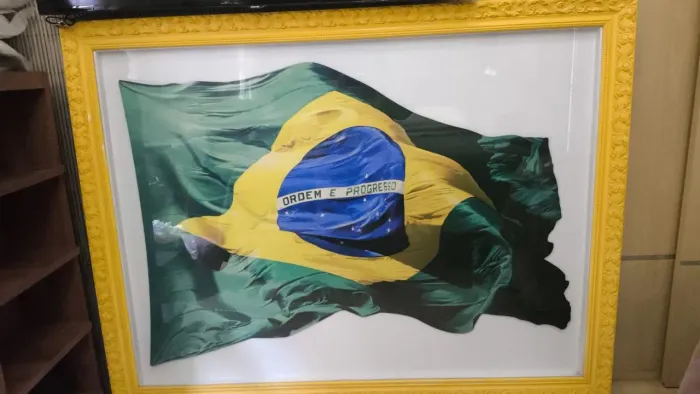 Quadro Bandeira do Brasil - Jorge Eduardo | Pintura a Óleo Original