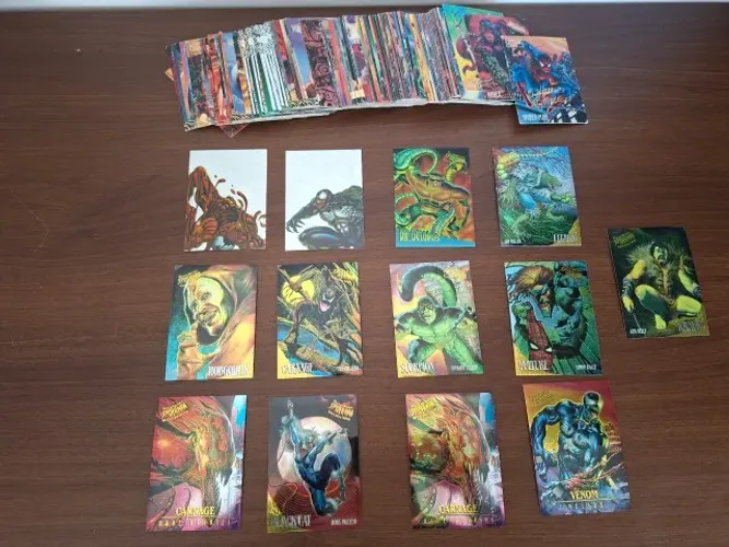 Coleção 147 Cards Fleer Ultra Spider-Man 1995 (cartas colecionáveis)