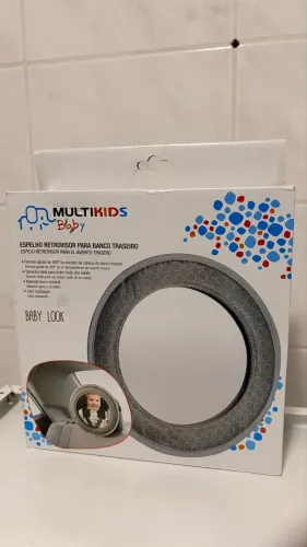 Espelho Retrovisor Banco Traseiro Baby Look Bb181 Multilaser