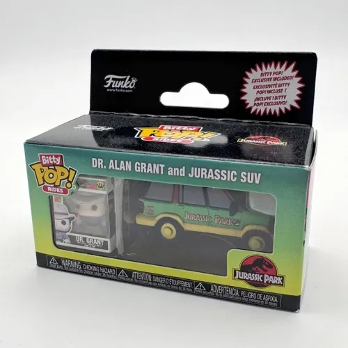 Dr. Alan Gant e SUV - Funko Pop - Jurassic Park