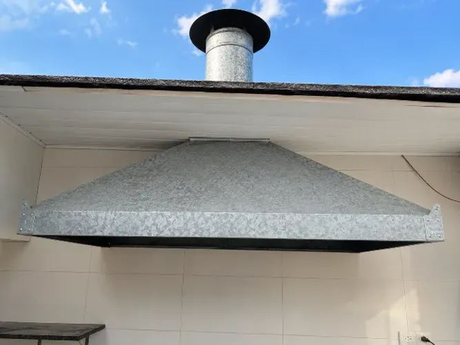 Coifa para restaurante ou lanchonete