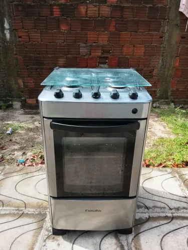Fogão Esmaltec inox 4 bocas top entrega grátis pra toda João pessoa