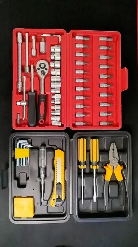 Promoção Kit ferramenta 46 peças + Estojo multiuso
