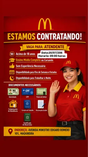 Vagas de emprego