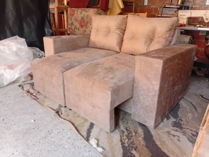 PROMOÇÃO SOFÁ RETRÁTIL TAMANHO 1,50 DE COMPRIMENTO A PRONTA ENTREGA