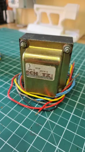 Transformador de saída Schatz para amplificador valvulado 35W 4k3 - 4,8 e 16R