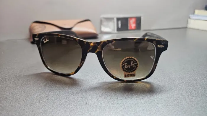 Óculos de Sol Ray-Ban Tartaruga Lente G-15 + Case e Caixa