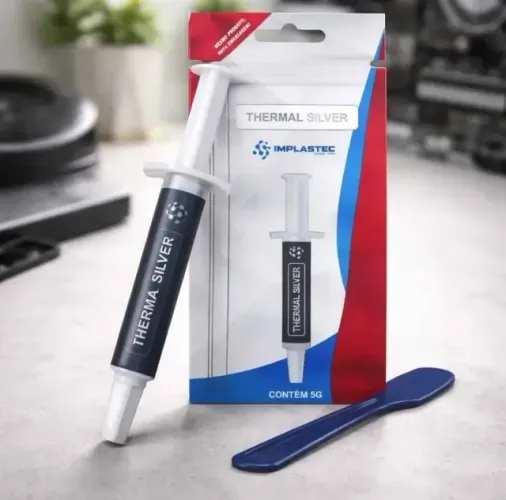 Pasta térmica implastec thermal silver de 5g