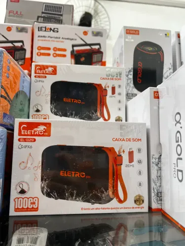 Caixa de Som Power Bank 50w e carregador