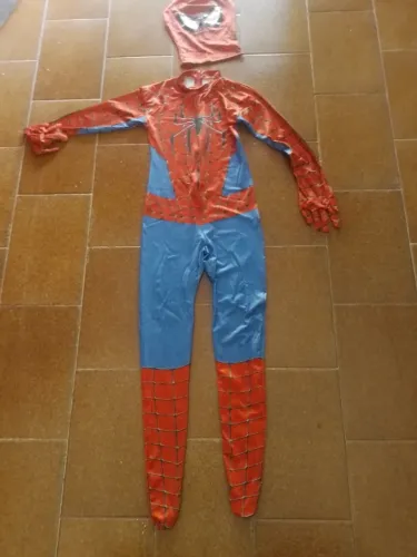 Fantasia roupa macacão do homem aranha e lança teia, novos.