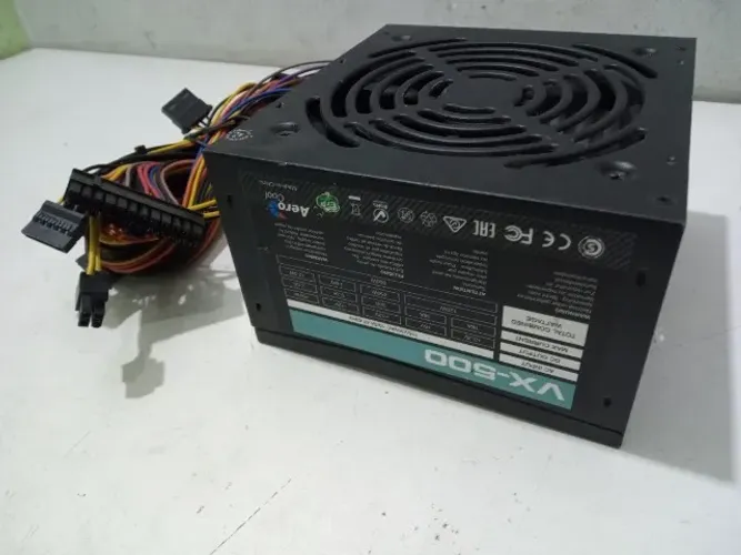 Fonte Aerocool VX-500 100% funcionando, como nova