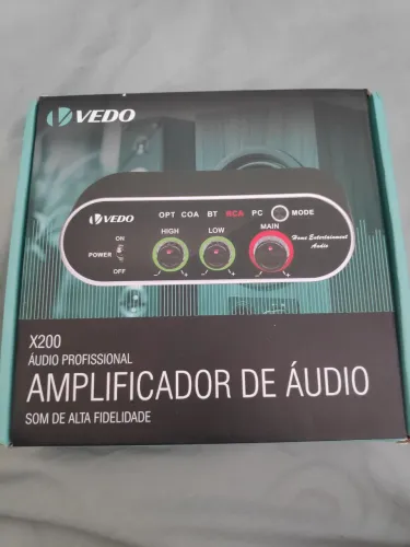 Amplificador de Áudio Bluetooth Classe D VEDO X200